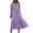 Purple-28, variant on STETMN Women's Casual Plus Size Dress Casual Loose Pockets Long Dress Short Sleeve Split Maxi Dresses