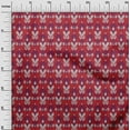 thumbnail image 2 of oneOone Polyester Lycra Fabric Paisley Ikat Print Fabric BTY 56 Inch Wide, 2 of 4
