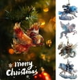 thumbnail image 2 of 2D Santa Claus decorations, Santa Claus Flying On His Pet Decoration-, 2 of 7