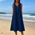 thumbnail image 2 of Sentmoon Robe de Mariage Robes d'Été pour Femmes 2026 Manches Courtes Coupe Régulière Robe Décontractée pour Femmes pour un Usage Décontracté et Quotidien P-3TG, 2 of 9