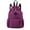 🔥 Purple_Hot#1893, variant on Drawstring Sports Backpack | Large Capacity Bag | Outdoor Leisure Multi Functional Cloth Backpack | Solid Color | 47x34cm | Lightweight Durable | Adjustable Straps | Black Gray Orange Purple