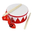 thumbnail image 3 of Blinkol Pile pour Enfants, Jouet de Pile en Bois, instrument de Musique, Tambour à Main Rythmique Triangle Rouge, 3 of 9