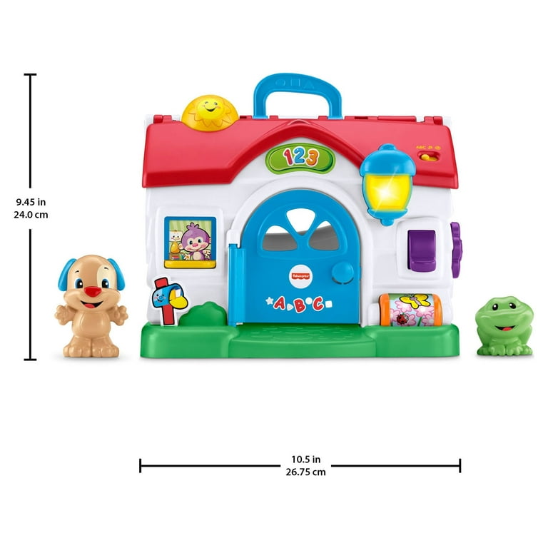 Fisher-Price Laugh & Learn Puppy’s Activity Home Electronic Learning  Playset for Infants & Toddlers