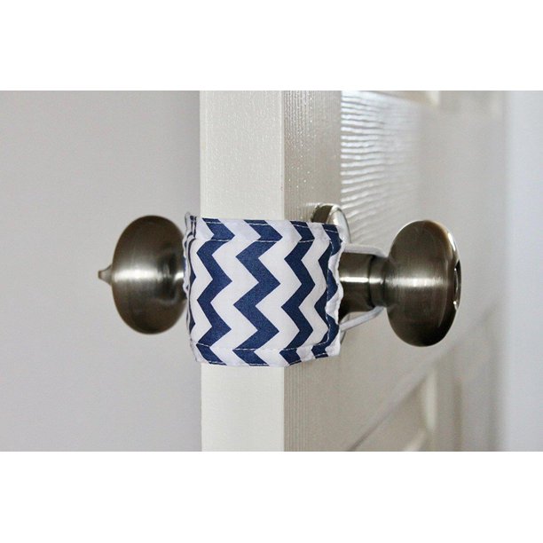 Latchy Catchy Door Latch Cover Jammer Noise Silencer Cushion Navy