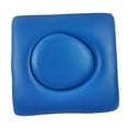 thumbnail image 2 of Lipstore Coussin de Siège de Chevet pour Commode Siège de Toilette Portable pour Chaise Articles de Chevet Bleu, 2 of 8