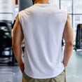 thumbnail image 6 of Byworldtasic Mens Sleeveless Tank Tops Workout Cut Off Shirt Athletic Muscle Gym T Shirts, 6 of 6