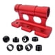 thumbnail image 4 of Soporte de horquilla delantera para bicicleta con clip fijo, portaequipajes de techo para coche, soporte universal para horquilla rojo, 4 of 9