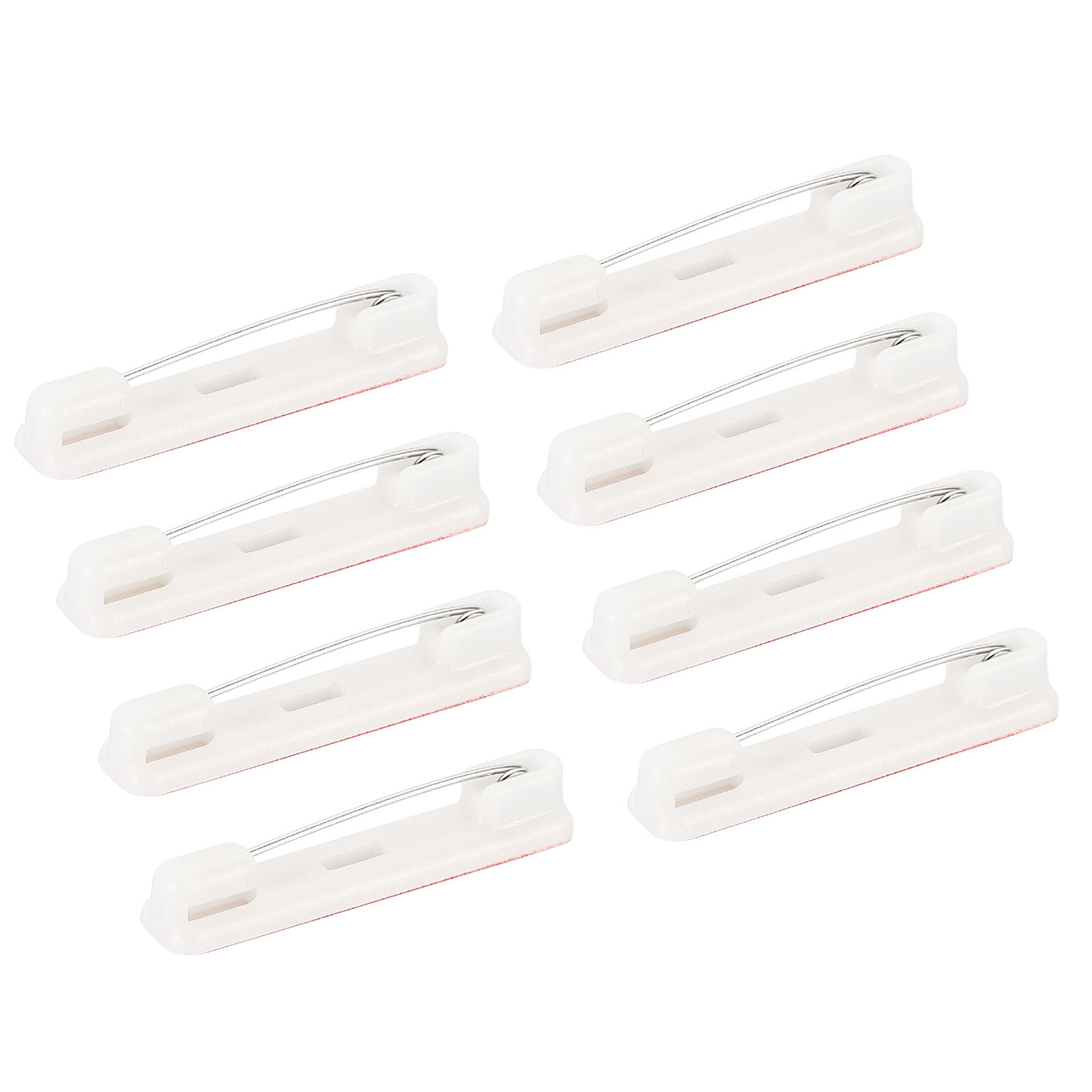 Uxcell 100Pcs Safety Bar Pins 36mm Adhesive Brooch Clasp Pin Backs for