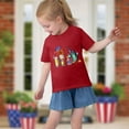 thumbnail image 4 of ZACPNCV Little Boys 4th of July T-Shirt Flag Tees Kids Toddler Short Sleeve Tee Shirts Red 3-4 Years, 4 of 9