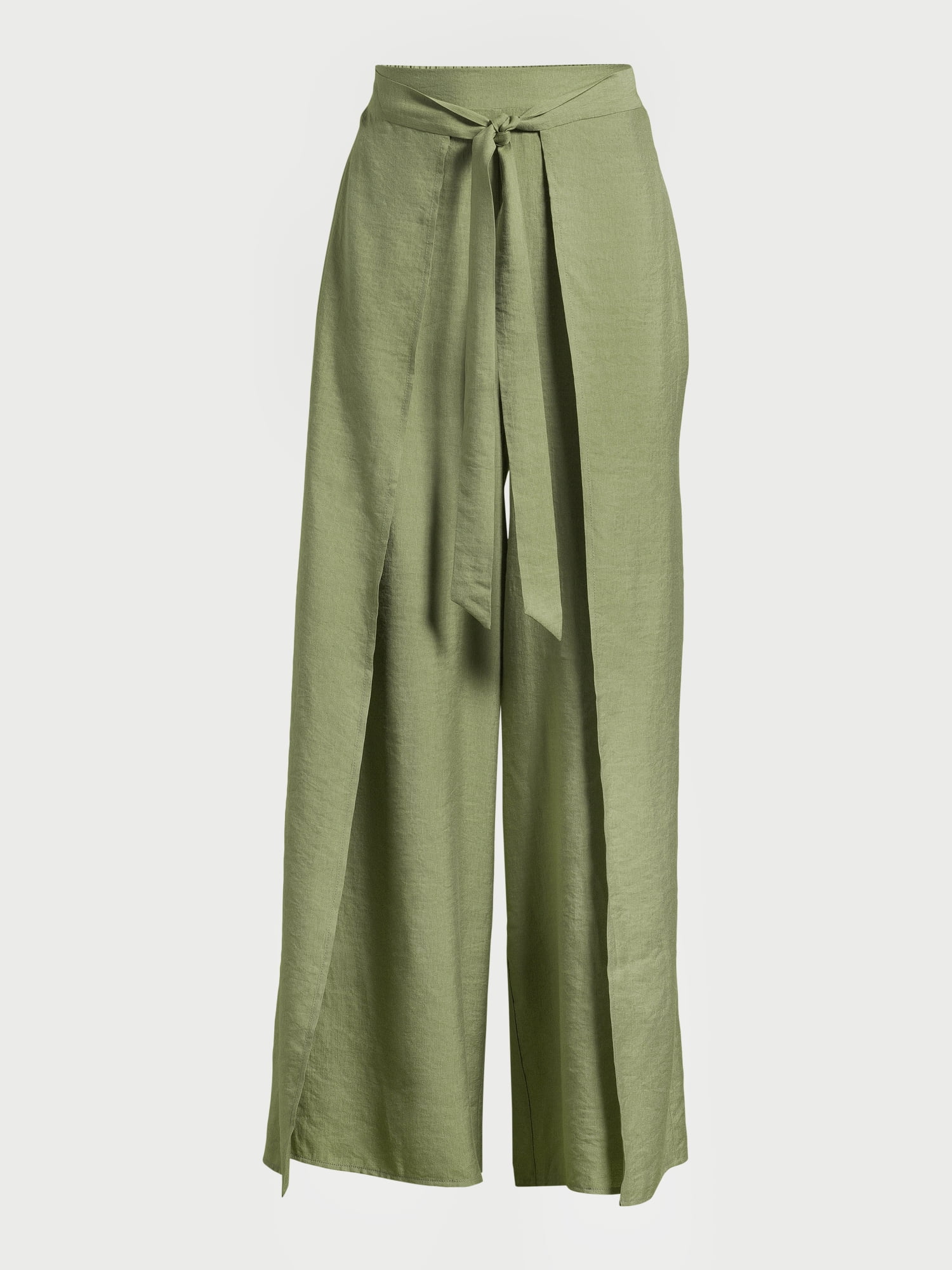 Sofia Jeans Women's Petal Hem Palazzo Pants, 30" Inseam, Sizes XS-XXXL