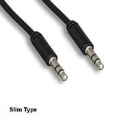 Kentek 50 Feet FT Slim 3.5mm AUX Auxiliary Cable Cord Stereo Audio iPod MP3 Car Headphone