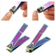 thumbnail image 3 of 1 juego de cortaúñas, cortaúñas para el cuidado de las uñas, acero inoxidable portátil, multicolor, 3 of 7