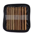 thumbnail image 3 of Juego de ganchos de ganchillo con mango de bambú de 20 piezas, ganchos de tejer con estuche para manualidades de hilo de tejido de punto DIY tholdsy HA2383-00B, 3 of 6