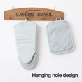 thumbnail image 4 of Un par de guantes con clip de mano aislante del calor, guantes resistentes al calor para cocina y hogar, guantes para horno, 4 of 5
