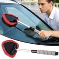 thumbnail image 1 of Windshield Cleaning Tool Car Interior Detail Cleaning Kit With Expandable Handle And 1 Reusable Fiber Car Glass Rain Brush Kit, 1 of 9