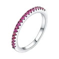 thumbnail image 3 of Cubic Zirconia Stackable Ring, 3 of 5