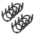 thumbnail image 2 of SHISUYAN 10pcs 1M 3 Pin DMX Lighting Cable for LED Par Light Moving Head Light DJ Equipment Black, 2 of 8