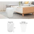 thumbnail image 2 of RYTHGF-2 Gallon Trash Bag, Small Garbage Bags, No Flaps/Ties, 112 Count, 44x45cm, 3g/pcs, Unscented, White, 2 of 4