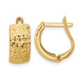 thumbnail image 1 of Boucles d'Oreilles Omega en Or Jaune 14K, 1 of 5