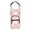 Soft-pink Floral Pattern, variant on Iauyy Adjustable Strap Water Bottle Carrier Holder Pouch Bag for Outdoor Hiking Sports, Pink-strawberry Drink, 20-40oz