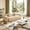 Light Camel, variant on AUU Modular 2-Seat Boneless Velvet Sectional Sofa, No Assembly Required, Includes Throw Pillows, Compact Couch for Living Room