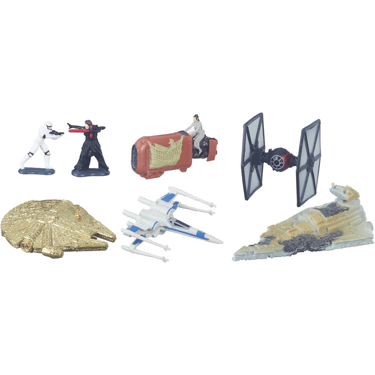 Star Wars The Force Awakens Micro Machines First Order TIE Fighter Attack 