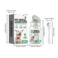 GXXGREAT Teeth Cleaning Powder For Dogs Powder For Dog Breath Reduce