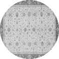 thumbnail image 1 of Ahgly Company Indoor Round Oriental Gray Modern Area Rugs, 8' Round, 1 of 4