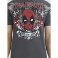 thumbnail image 4 of Deadpool Men's Graphic Tee with Short Sleeves, Sizes S-3XL, 4 of 5