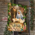 thumbnail image 3 of FLAGWIX Christmas Christian Catholic Gifts for Women, Men, Grandpa, Grandma, Inspirational Prayers Religious Gifts, Christmas Decorations for Home, Religious Decor House Flag (29.5" x 39.5"), 3 of 7