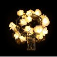 thumbnail image 5 of Guirnalda de luces con forma de rosa y flores, color blanco cálido, funciona con pilas, romántica lámpara de hadas para San Valentín, bodas, habitaciones, jardines, Navidad, patios y decoración de, 5 of 5