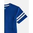 thumbnail image 2 of Wonder Nation Boys Waffle Knit Short Sleeve Top and Pants Pajama Set, 2 Piece, Sizes 4-18, 2 of 3