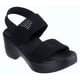 thumbnail image 3 of Sandalia Skechers CALI DAY Doble Banda Tejida Negro Tacón 6.35 cm, 3 of 3