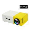 thumbnail image 2 of YG300 Mini proyector 1080P LCD LED Proyector de entretenimiento (enchufe amarillo del Reino Unido), 2 of 9