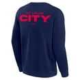 thumbnail image 3 of Unisex Fanatics Signature Navy St. Louis City SC Super Soft Fleece Crew Pullover Sweatshirt, 3 of 3