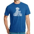 thumbnail image 1 of Men's Premium Blend Word Art T-shirt - Dogs and Cats, 1 of 2