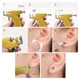 thumbnail image 3 of Ear Piercing Tool Kit Stainless Steel Ears Piercer Art Piercing Pairs Premium Machine Home Use Yellow, 3 of 9