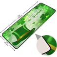 thumbnail image 2 of SKYSONIC 2'X6' Leprechaun Hat Clovers Runner Rug with Rubber Backing, Happy Saint Patricks Day Non Slip Entryway Rug Runner Washable Soft Area Rug Carpet for Hallway Bedroom Kitchen Decor, 2 of 6