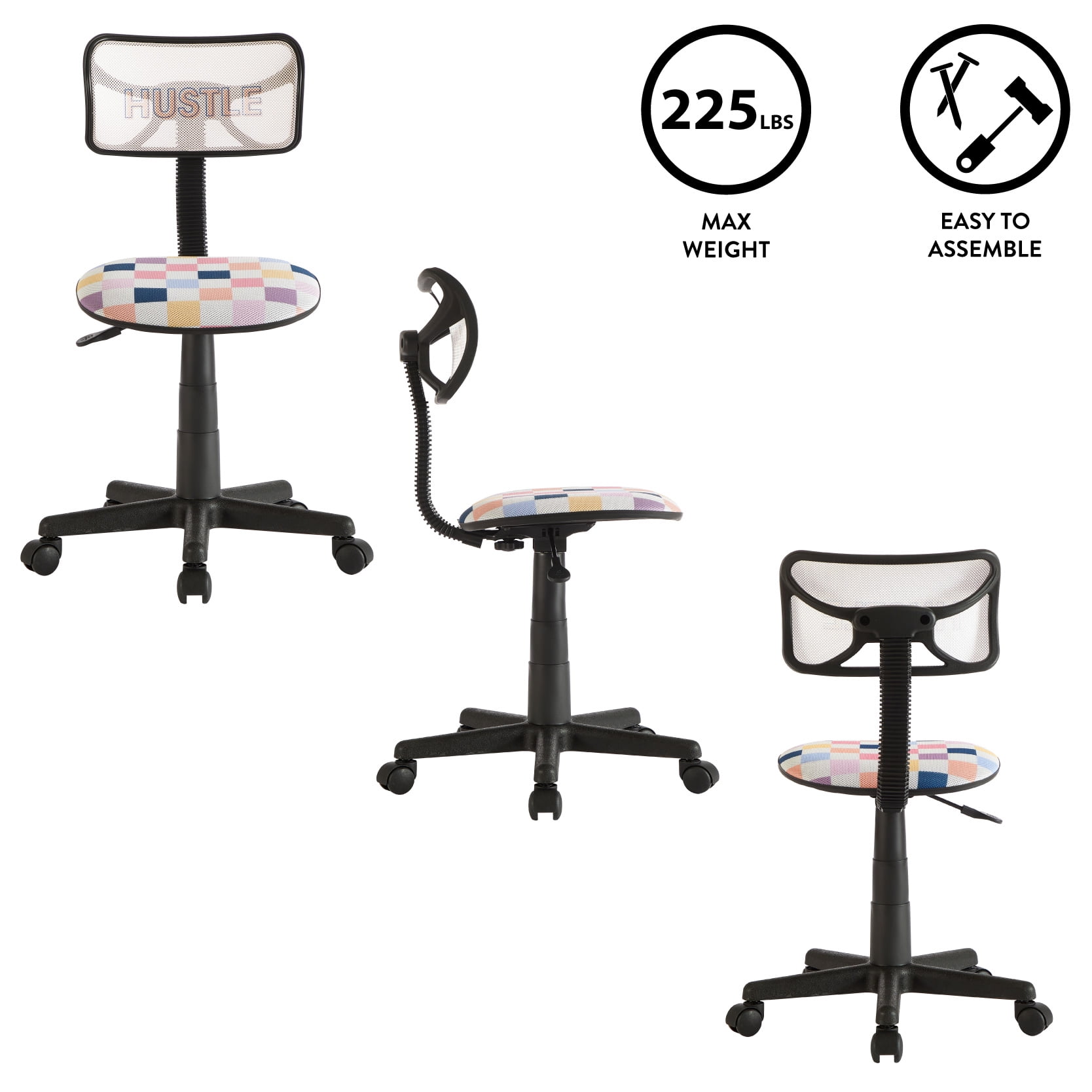 Urban Shop Swivel Mesh Desk Chair, Hustle