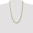 thumbnail image 4 of Auriga Fine Jewelry 14K Yellow Gold 26" 5.25mm Concave Anchor with Lobster Clasp Chain for Women, 4 of 5