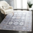 thumbnail image 3 of SAFAVIEH Serapi Caelie Traditional Machine Washable Area Rug, Grey/Beige, 5'3" x 7'7", 3 of 14