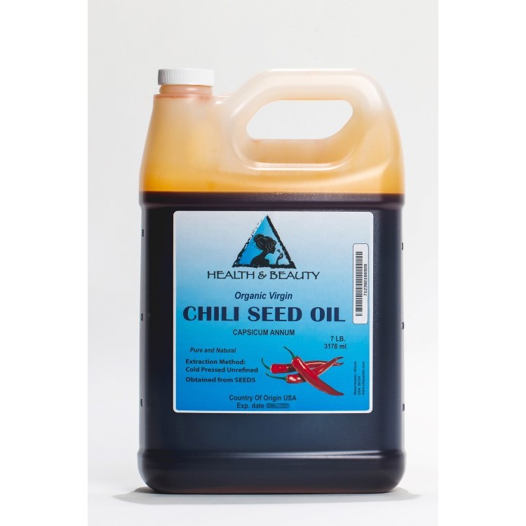 CHILI PEPPER SEED OIL UNREFINED ORGANIC VIRGIN COLD PRESSED PREMIUM