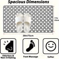 thumbnail image 6 of Non Slip Bathtub and Shower Mat with Suction Cups and Drain Holes, quick-drying shower mat with round hole design, Soft Machine Washable Non Slip Bath Mat for Tub, Shower Mats for Inside Shower., 6 of 7