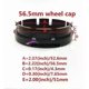 thumbnail image 4 of 4pcs 56mm 60mm 63mm 65mm 68mm SAAB Car Wheel Center Cover Hub Cap Resin Badge Emblem sticker compatible for 03 10 BJ SCS 9 3 9 5 9 2x 9 5x|Wheel Cent, 4 of 5