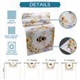 thumbnail image 6 of Flower Garland Table Runner, Watercolor Bee Kitchen Table Runners Dress Scarves for Table Decorations Party/Restaurant/Indoor Outdoor Use, 18x72in, 6 of 9