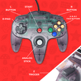 thumbnail image 3 of Atomic Purple Wired N64 Controller [Old Skool], 3 of 6