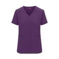 thumbnail image 4 of Natural Uniforms Womens Essential Cool Stretch Jogger Scrub Set (X-Small, Eggplant), 4 of 6