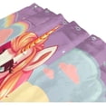 thumbnail image 3 of FREEAMG Cute Unicorn Shower Curtain for Bathroom, Decorative Bath Bathroom Accessories with 12 Pack Hooks for Home Hotels, 60 X 72 In, 3 of 6
