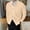 #256-Beige, variant on Handshe Men's Solid Color Turn-Down Collar Button Closure Long Sleeve Cardigan Sweater, Casual Wear Outdoor Layering Cozy Knit Top for Men,Plus Size