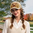 thumbnail image 6 of 3D Highland Cow Embroidery Cap, Cute Print Baseball Cap, Adjustable Farmhouse Baseball Hat, Rustic Country Hat Gift for Women and Men, 6 of 6